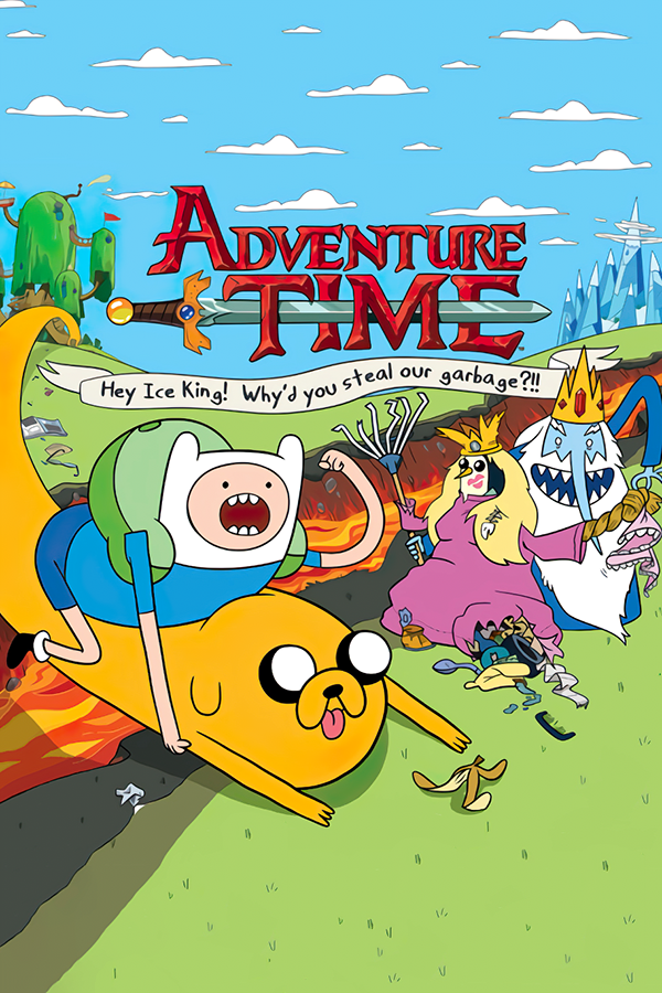 Adventure Time: Hey Ice King! Why'd You Steal Our Garbage?! Box Art